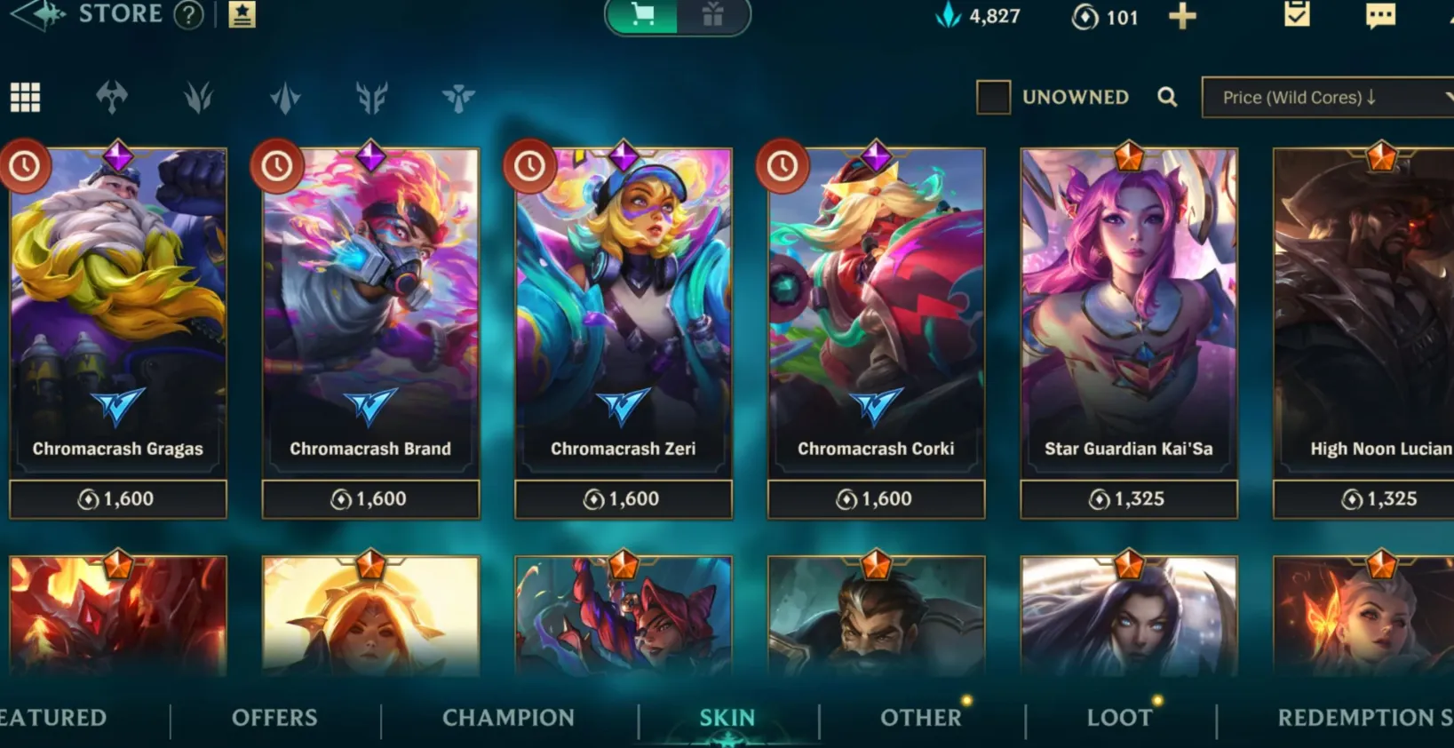 wild rift shop